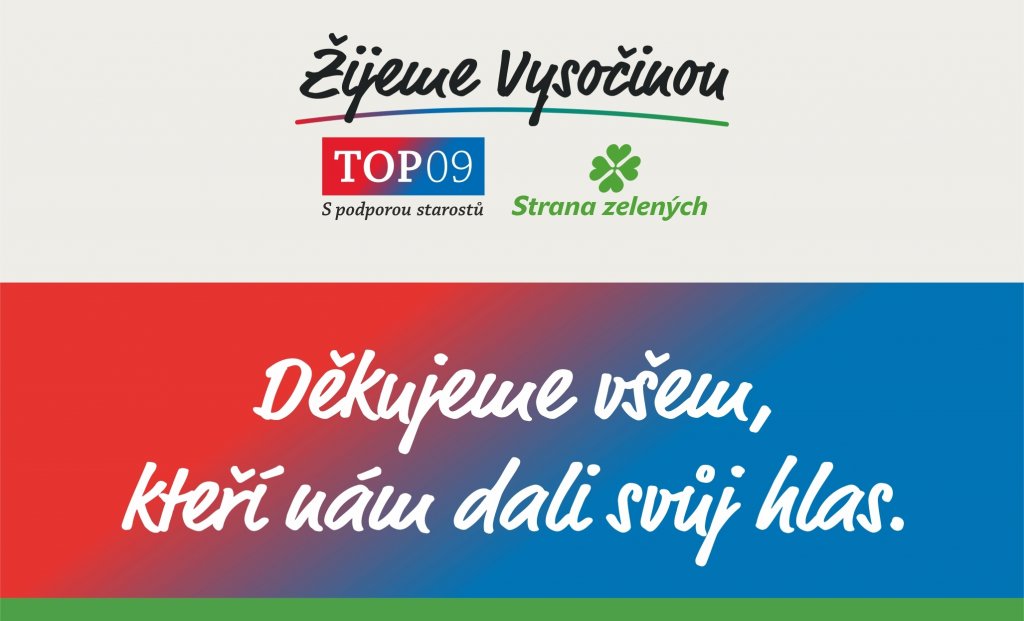 Poděkování voličům